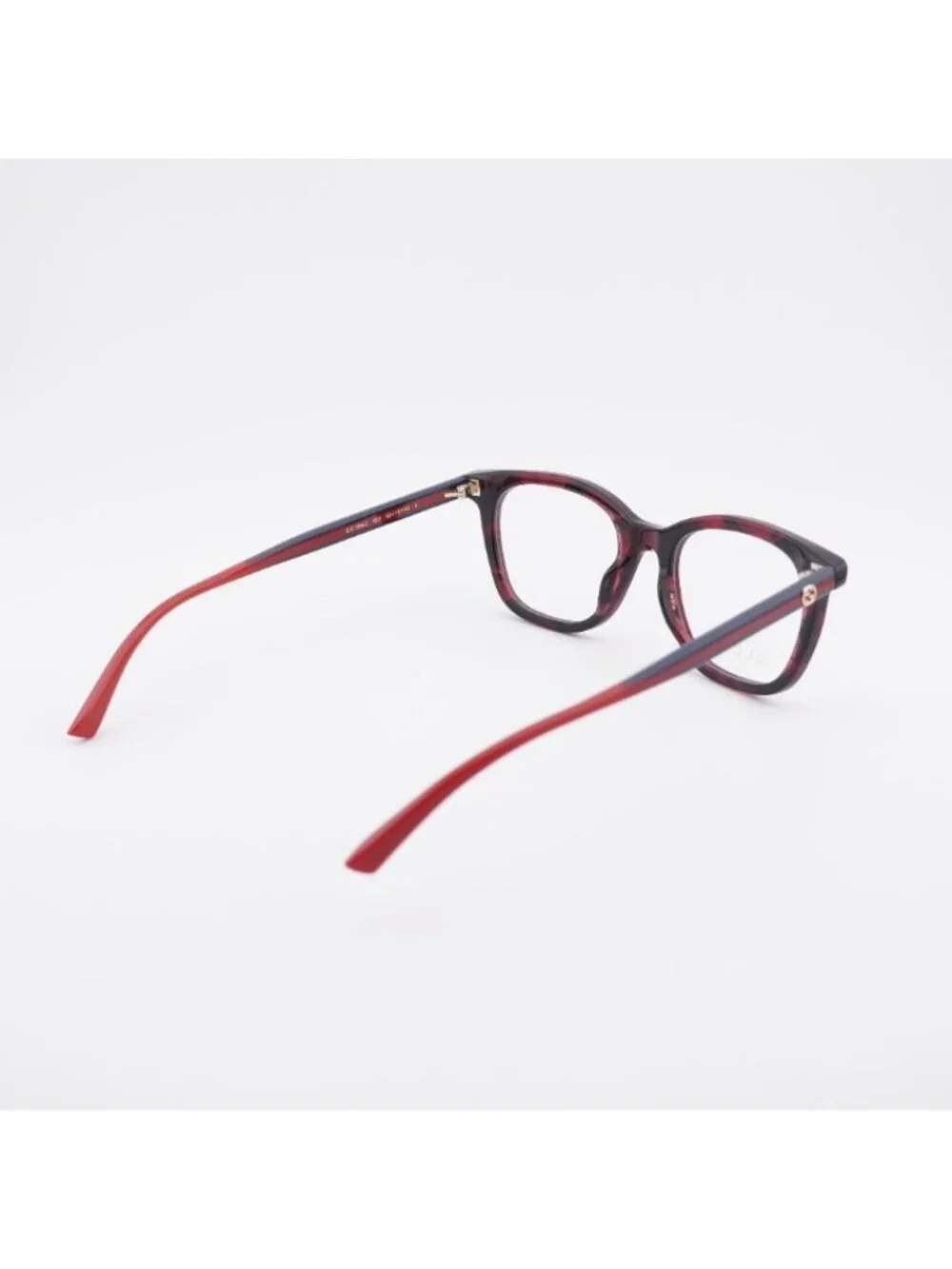 Gucci GG1864O 003 Eyeglasses Red Havana 50mm Square Frame - Picture 9 of 12